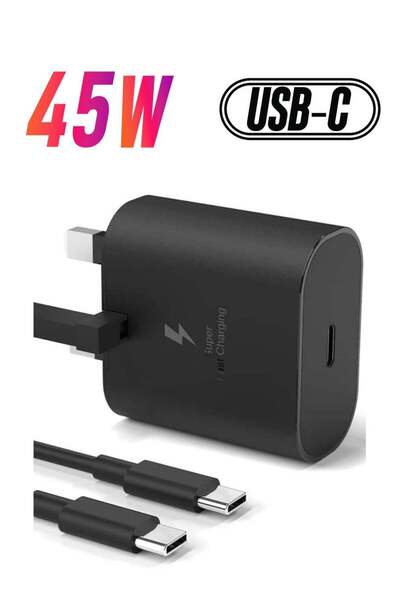 Generic 45W USB C Charger for Samsung Galaxy S22/S22+/S21/S21 FE/S21 Ultra/S2...