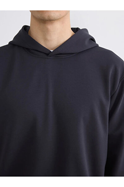 LC Waikiki Anthracite Basic Men's Hoodie