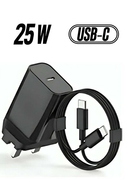 Shopi شاحن جداري USB-C بقوة 25 واط مع كابل USB-C، شاحن USB-C PD للشحن السريع ...