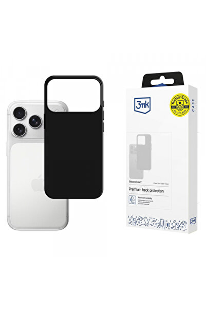 3MK Husa pentru Apple iPhone 17 Pro Max, 3MK, Silicone, Neagra