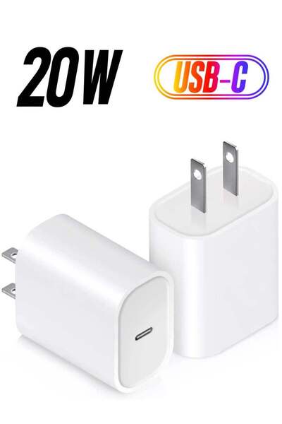 Generic iPhone Charger USB-C Power Adapter : 20W USB C Wall Charger, Fast Cha...