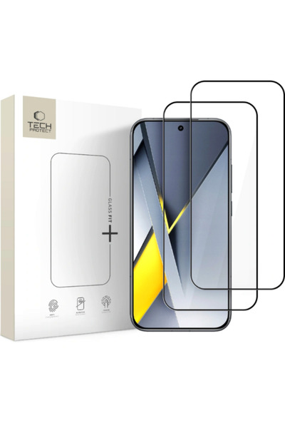 Tech-Protect Προστατευτικό οθόνης FIT+ για Xiaomi Poco F8 Pro, σκληρυμένο γυα...
