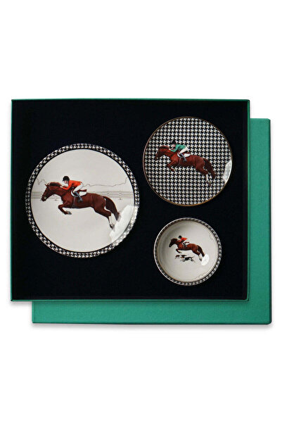 VITELLI DUBAI Equestrian 18 Piece 6 Person Dinner Set