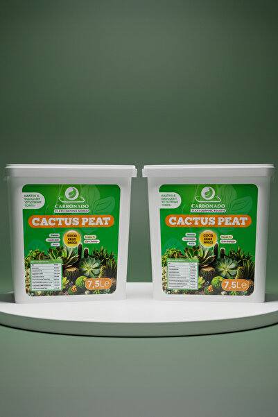 Carbonado İkili Cactus Peat 7,5 Litre Kaktüs ve Sukulent Yetiştirme Torfu