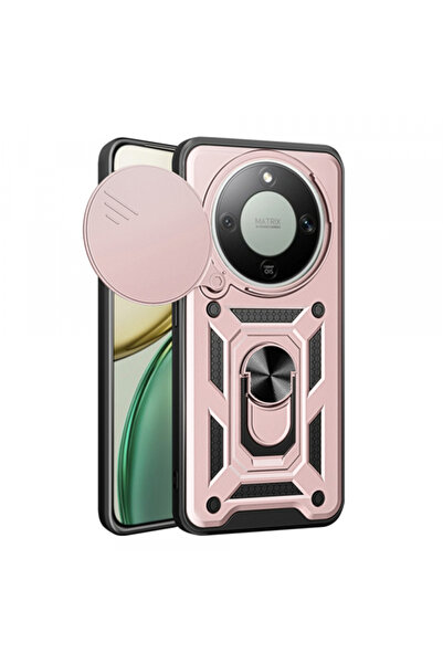 Techsuit Case for Honor Magic8 Lite, Techsuit, CamShield, Rose Gold