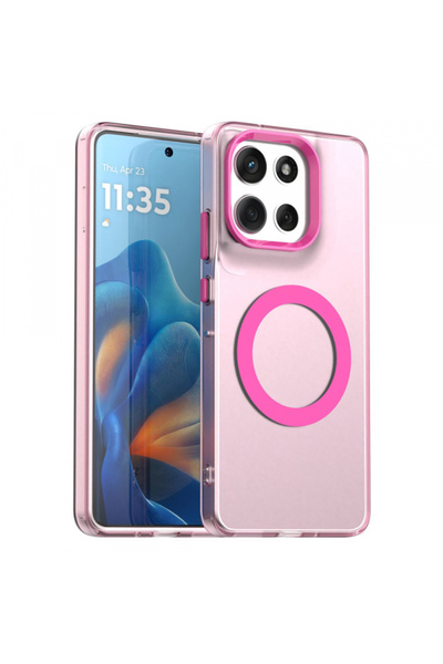 Techsuit Husa MagSafe pentru Motorola Moto G86, Techsuit, CandyCase, Roz