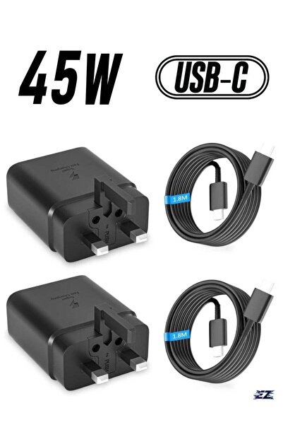 Shopi شاحنان فائق السرعة USB-C بقوة 45 واط لهواتف سامسونج - محول طاقة لهواتف ...
