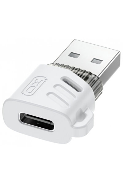 XO Design USB-C - USB-A Data and Charging Adapter NB256D, White
