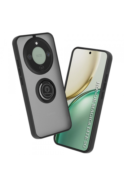 Techsuit Case for Honor Magic8 Lite, Techsuit, Glinth, Black