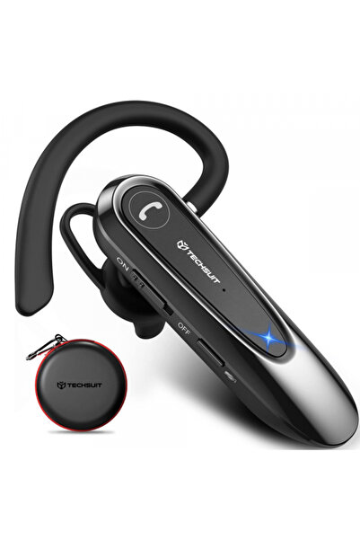 Techsuit Sistem handsfree Bluetooth CB2 AirTalk, A2DP, Negru