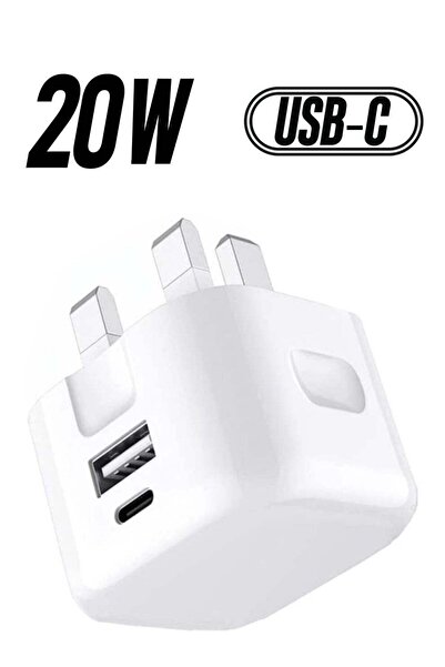 Shopi شاحن USB-C ثنائي المنافذ بقدرة 20 واط لهواتف Galaxy A04 / A04s / A04 Co...