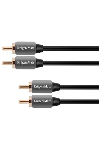 Kruger&Matz Καλώδιο 2RCA-2RCA 1,8 μέτρα