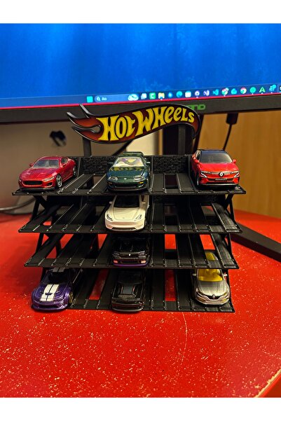 HOT WHEELS Uyumlu Temalı 20 Araçlık Stand (1/64)