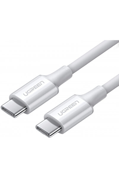 Ugreen Cablu Date si Incarcare USB-C - USB-C US300, 100W, 2m, Alb