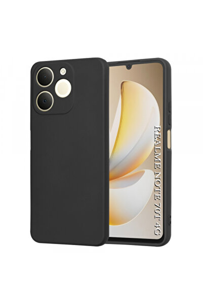 Techsuit Husa pentru Realme Note 70T, Techsuit, SoftFlex, Neagra