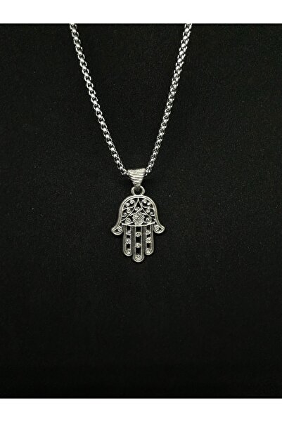 RAVENTO NAZARHAMS – Hamsa (El) Motifli Çelik Kolye