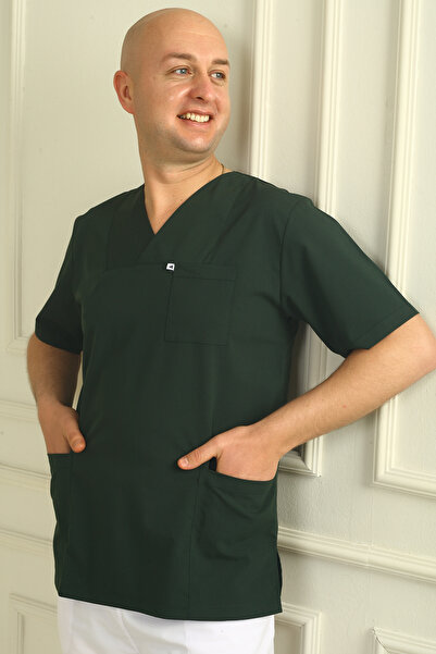 DENİZ İŞ Men's Alpaca Single Top Scrubs