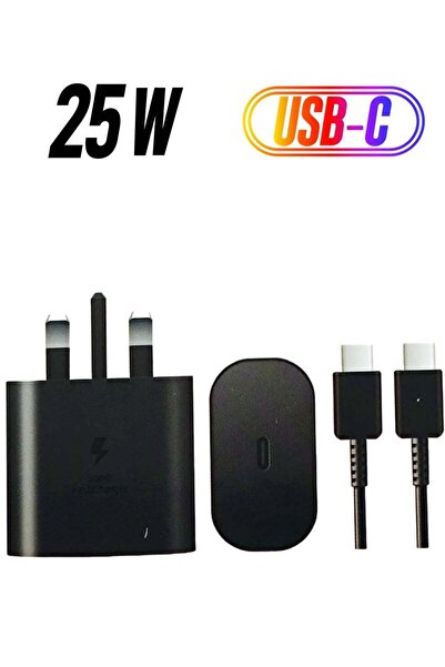 Shopi شاحن فائق السرعة بقوة 25 واط بتقنية الشحن السريع PD لهواتف سامسونج جالا...