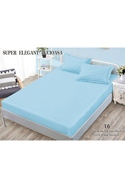 FIONNA.RO Damask Cotton Cover 160x200cm - Blue