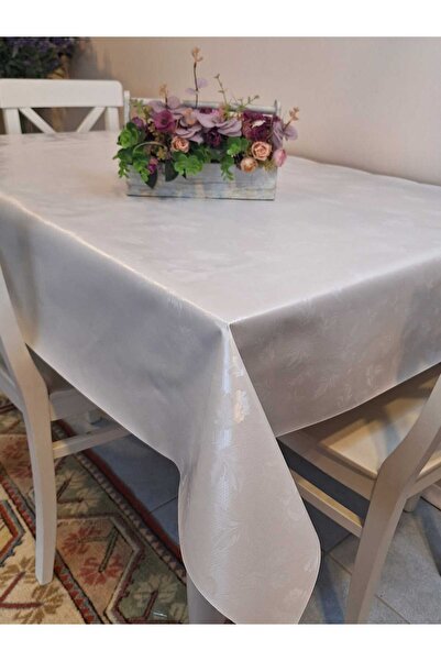 Başak Ev Tekstili Fiber Pvc Tablecloth – Modern, Durable, Wipeable, and Styli...