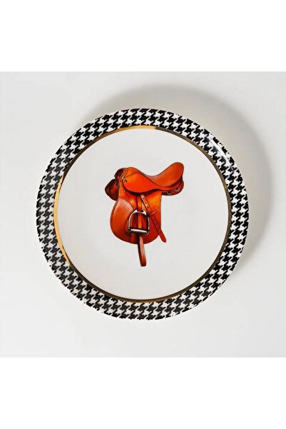VITELLI DUBAI Equestrian Taba Saddle 20 Cm Porcelain Plate