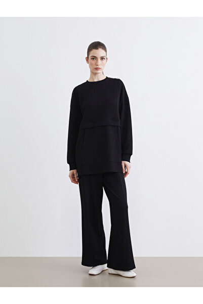 LC Waikiki Özmarka New Season Elastic Waist Wide Leg Women's Sweatpants