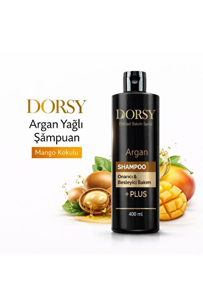 DORSY +Plus Anti-Hair Loss and Repairing-Nourishing Salt-Free Natural Argan O...