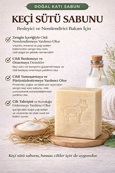 %100 Doğal Keçi Sütü Sabun
