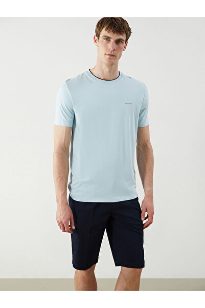 LC Waikiki Özmarka New Season Crew Neck Printed Combed Cotton Men's T-Shirt