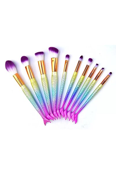 RP Royal Paris Cosmetic مجموعة فرش مكياج رويال باريس مكونة من 10 قطع بتصميم ح...