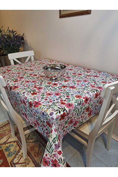 Başak Ev Tekstili Fiber Pvc Tablecloth – Modern, Durable, Wipeable, and Styli...