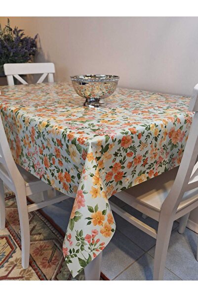Başak Ev Tekstili Fiber Pvc Tablecloth – Modern, Durable, Wipeable, and Styli...