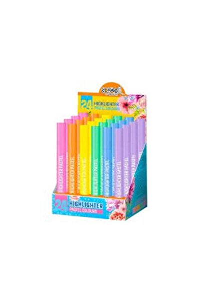 PlayFun Text Marker Pastel 24 Bucăți