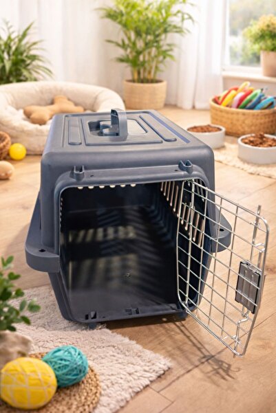 OEM Safe and durable animal transport cage, steel door size S, 48×32×29.5 cm....