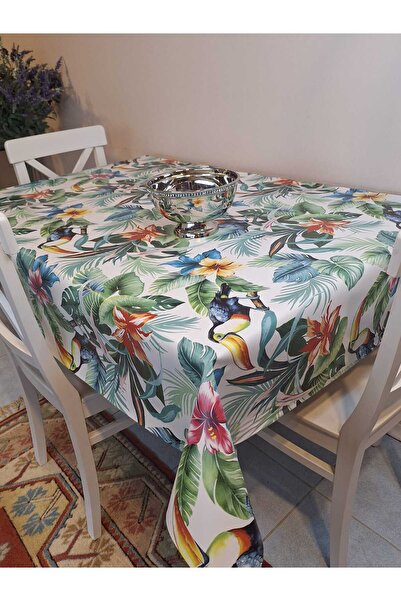 Başak Ev Tekstili Fiber Pvc Tablecloth – Modern, Durable, Wipeable, and Styli...