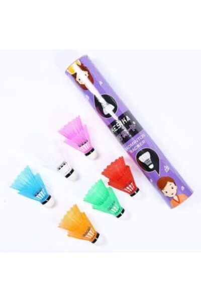 PlayFun Fluturași Badminton 12 Bucăți Colorați