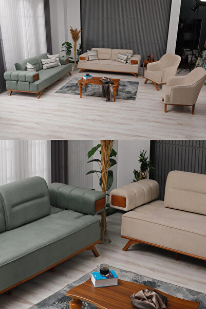 Luminea Home Delüxe 3+3+1+1 Salon Koltuk Takımı