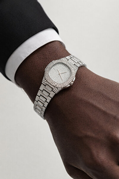 laria jewelry Stoned Iced Out Watch