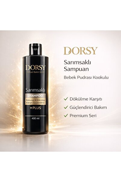 DORSY +Plus Anti-Hair Loss and Strengthening Salt-Free Natural Garlic Shampoo...