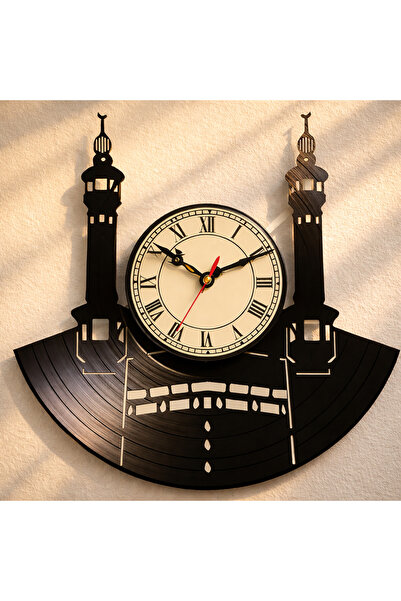 Handmade Ramadan Gift Custom Design Vinyl Record Clock – Islamic Wall Art