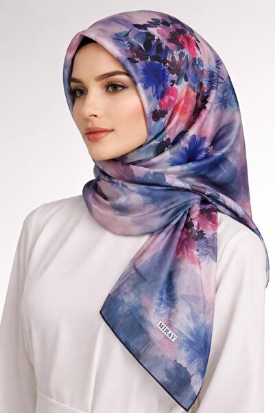 MİRAY وشاح نيفادا كبير الحجم من القطن العضوي - 120 × 120 - 06253 01