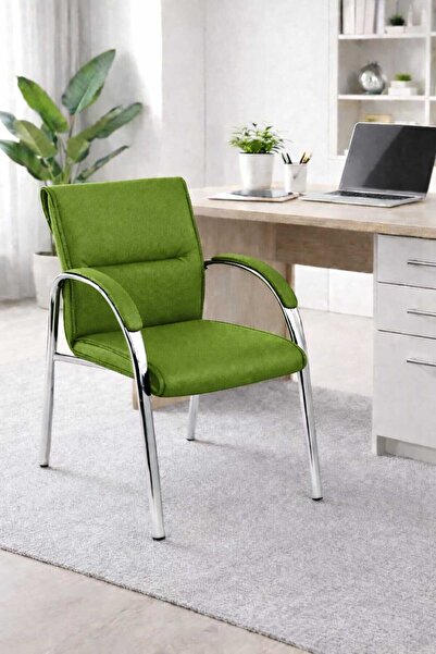 YRN OFIS Ofis misafir bekleme koltuğu büro sandalyesi bekleme sandalyesi Krom...