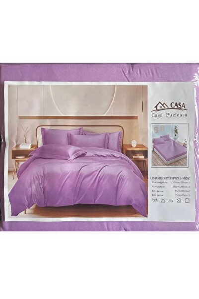 Casa Pucioasa 6-piece Duvet Cover Set , King Size Deluxe 230x250 cm, fine Cot...
