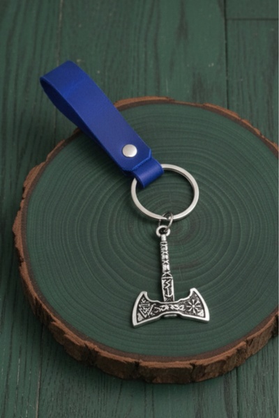 AB Takı Balta Design Real Leather Keychain Fashion Keychain Genuine Leather K...