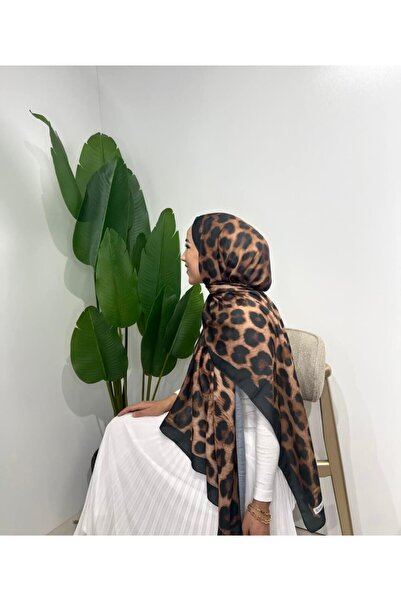 CARAVSTORE LEOPAR DESEN PAMUK SOFT ŞAL