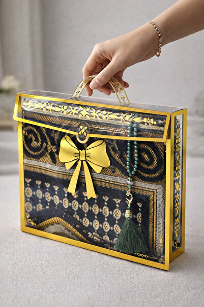 Deniz Elmasları Seccade Prayer Beads Set – Transparent Bag with Prayer Beads ...