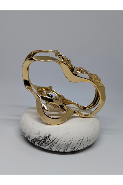 Tuel Gold Metal Hair Clip – Large Size Stylish Design |   Strong Hold Women's...