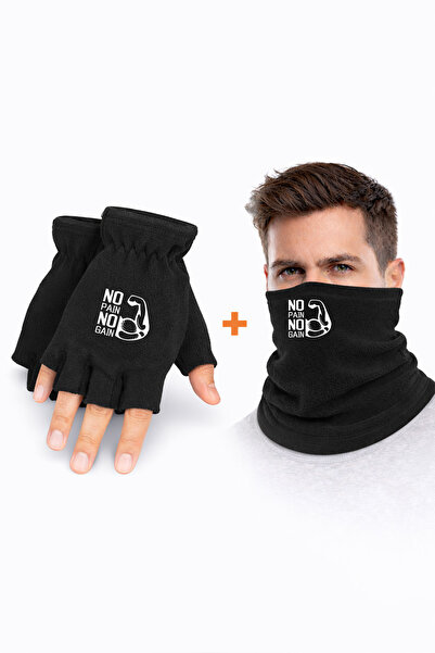 Omotasarım قفازات بولار كيسكت للجنسين من نو بين نو جين مع طوق للرقبة