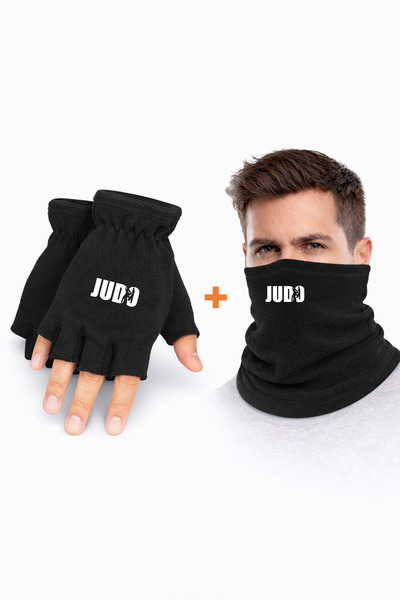 Omotasarım قفازات الجودو للجنسين من الصوف مع طوق للرقبة