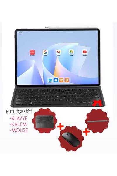 Huawei Matepad 11.5”S 12Gb 256Gb PaperMatte +kalem+klavye+mouse
